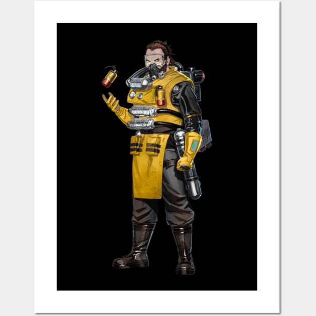 Apex Legends Caustic Wall Art by Paul Draw
